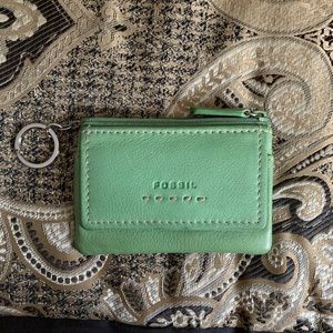 Fossil Green Coin Card Case